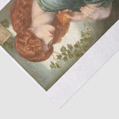 Papier Mousseline La Dame en vert (Détail)