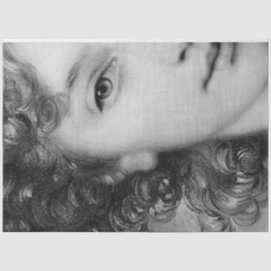 Papier Mousseline La Dame Noire et Blanche