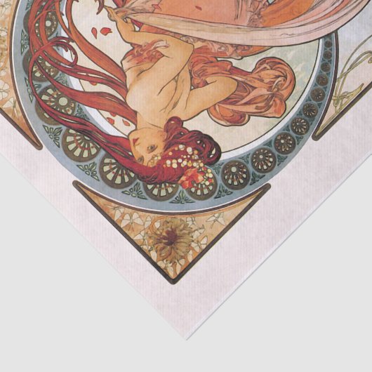 Papier Mousseline La danse artistique d'Alphonse Mucha (Détail)