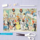 Papier Mousseline La Danse de Louis Wain