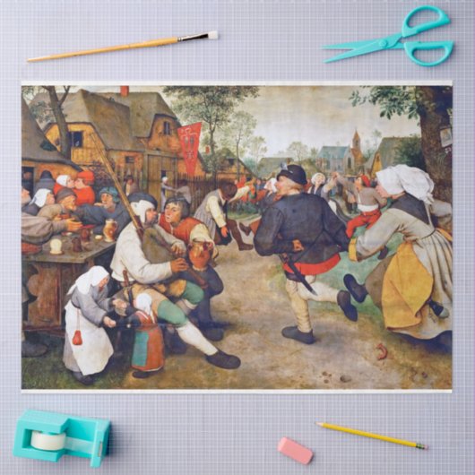 Papier Mousseline La Danse Paysanne, Pieter Bruegel (Artisanat)