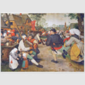 Papier Mousseline La Danse Paysanne, Pieter Bruegel (Recto)