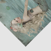 PAPIER MOUSSELINE LA DÉCOUPAGE DE L'ÉTANG DE LA MERMAID (Détail)