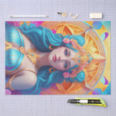 Papier Mousseline La déesse grecque Aphrodite dans sa splendeur (Artisanat)