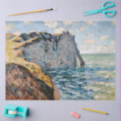 Papier Mousseline La falaise d'Aval, Monet (Artisanat)