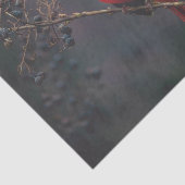 Papier Mousseline La faune cardinale exotique rouge (Détail)