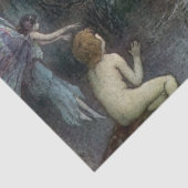 Papier Mousseline ”La Fée de la Lune” par Warwick Goble (Détail)
