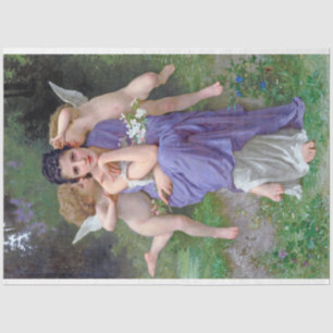 Papier Mousseline La femme avec l'imbécile, Bouguereau