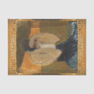 Papier Mousseline La Femme Gipsy, Helene Schjerfbeck, Découpage
