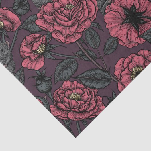 Papier Mousseline La fête des souris (Détail)