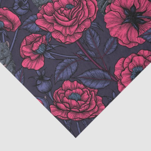 Papier Mousseline La fête des souris (Détail)