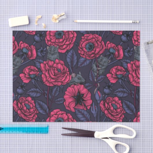 Papier Mousseline La fête des souris (Artisanat)