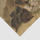 Papier Mousseline La fierté de la mère par Henriette Ronner-Knip (Détail)