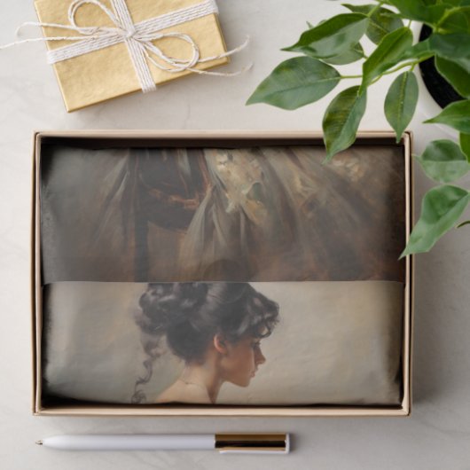 Papier Mousseline La Fille 4 Découpage (Cadeau)