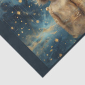 Papier Mousseline La fille des étoiles sur un fond spatial (Détail)