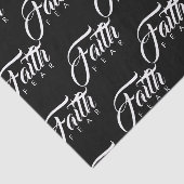 Papier Mousseline La foi au-dessus de la peur Noire (Détail)