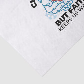 Papier Mousseline La foi nous réchauffe - L'application des oeuvres (Détail)