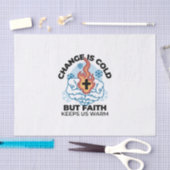 Papier Mousseline La foi nous réchauffe - L'application des oeuvres (Artisanat)