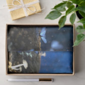 Papier Mousseline La forêt de papillons et champignons Indigo (Cadeau)