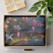 Papier Mousseline La forêt enchantée est une oasis mystique (Cadeau)