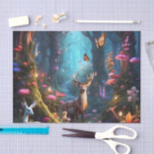 Papier Mousseline La forêt enchantée est une oasis mystique (Artisanat)