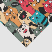 Papier Mousseline La foule des chats (Détail)