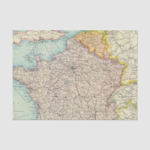 Papier Mousseline La France, la Belgique et la Hollande politiques