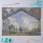 Papier Mousseline La gare Saint-Lazare, Monet (Artisanat)