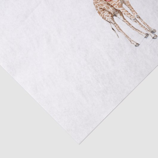 Papier Mousseline La girafe dans une écharpe (Détail)