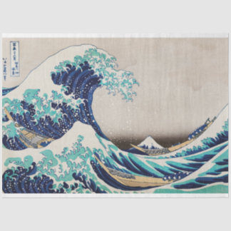 Papier Mousseline La Grande Vague au large de la Découpage Kanagawa