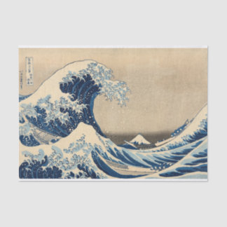Papier Mousseline La Grande Vague par Katsushika Hokusai