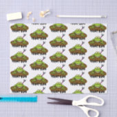 Papier Mousseline La grenouille règle drôle dessin de grenouille ver (Artisanat)