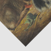 Papier Mousseline La joyeuse famille des lapins par Alfred Richar (Détail)