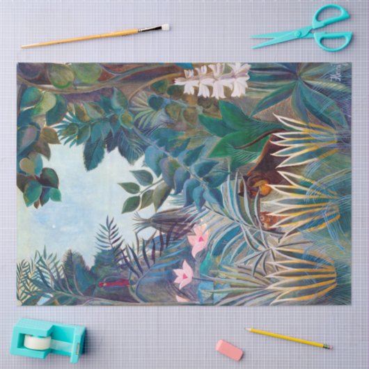 Papier Mousseline La jungle équatoriale, Rousseau (Artisanat)