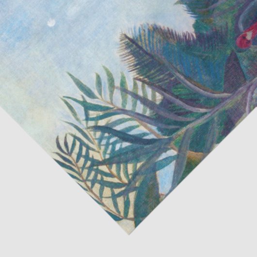 Papier Mousseline La jungle équatoriale, Rousseau (Détail)