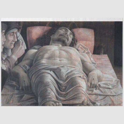 Papier Mousseline La lamentation sur le Christ mort, Mantegna (Recto)