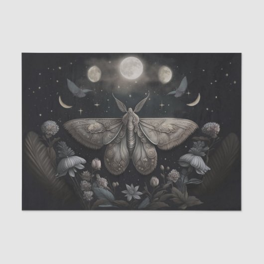 Papier Mousseline La Lune de Michelle, Magnifique Moth (Recto)