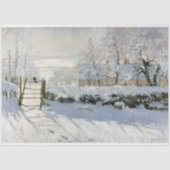 Papier Mousseline La Magpie, Monet (Recto)