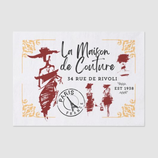 Papier Mousseline La Maison de Couture (Recto)