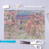 Papier Mousseline La Maison des Roses par Claude Monet (Artisanat)