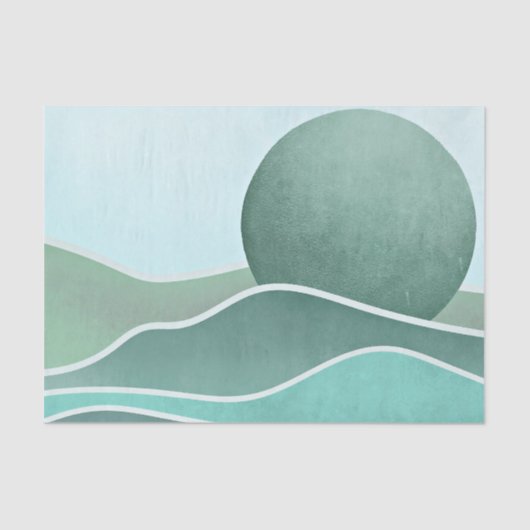 Papier Mousseline La montagne du Boho (Recto)