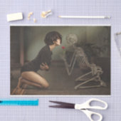 Papier Mousseline La mort et la jeune femme (Artisanat)