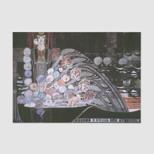 Papier Mousseline La Mort Parfumee par Margaret Macdonald (Recto)