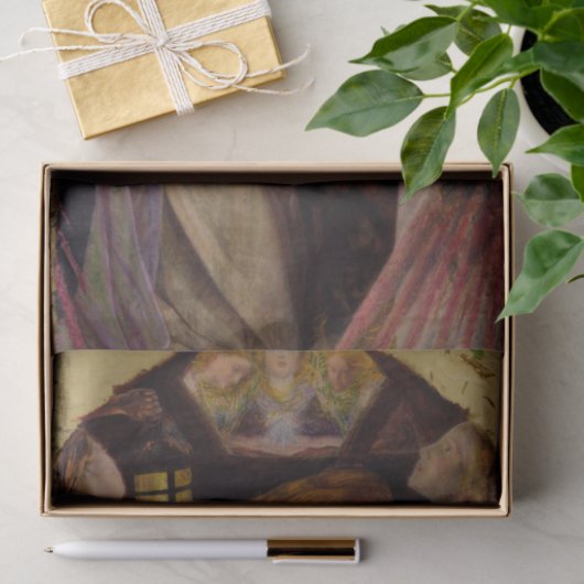 Papier Mousseline La Nativité par Arthur Hughes (Cadeau)