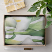 Papier Mousseline La nature blanche de Calla Lily (Cadeau)