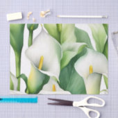 Papier Mousseline La nature blanche de Calla Lily (Artisanat)