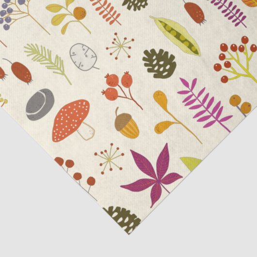 Papier Mousseline La nature boisée (Détail)