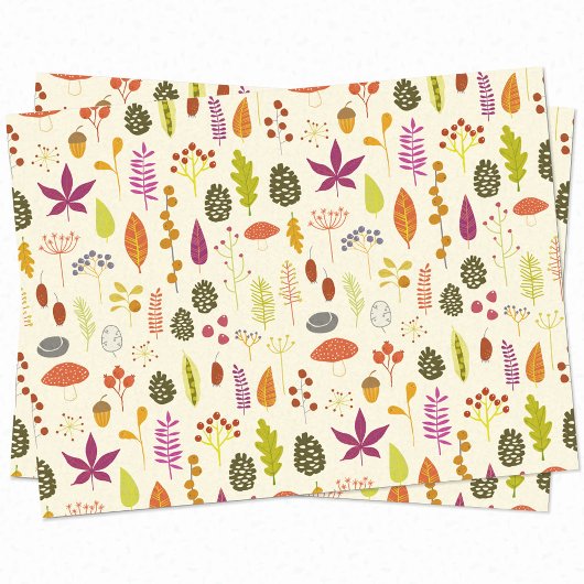 Papier Mousseline La nature boisée