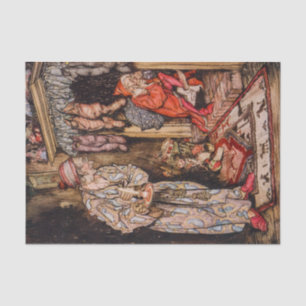 Papier Mousseline La nuit avant Noël par Arthur Rackham