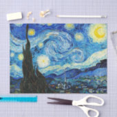 Papier Mousseline La nuit étoilée par Vincent Van Gogh (Artisanat)